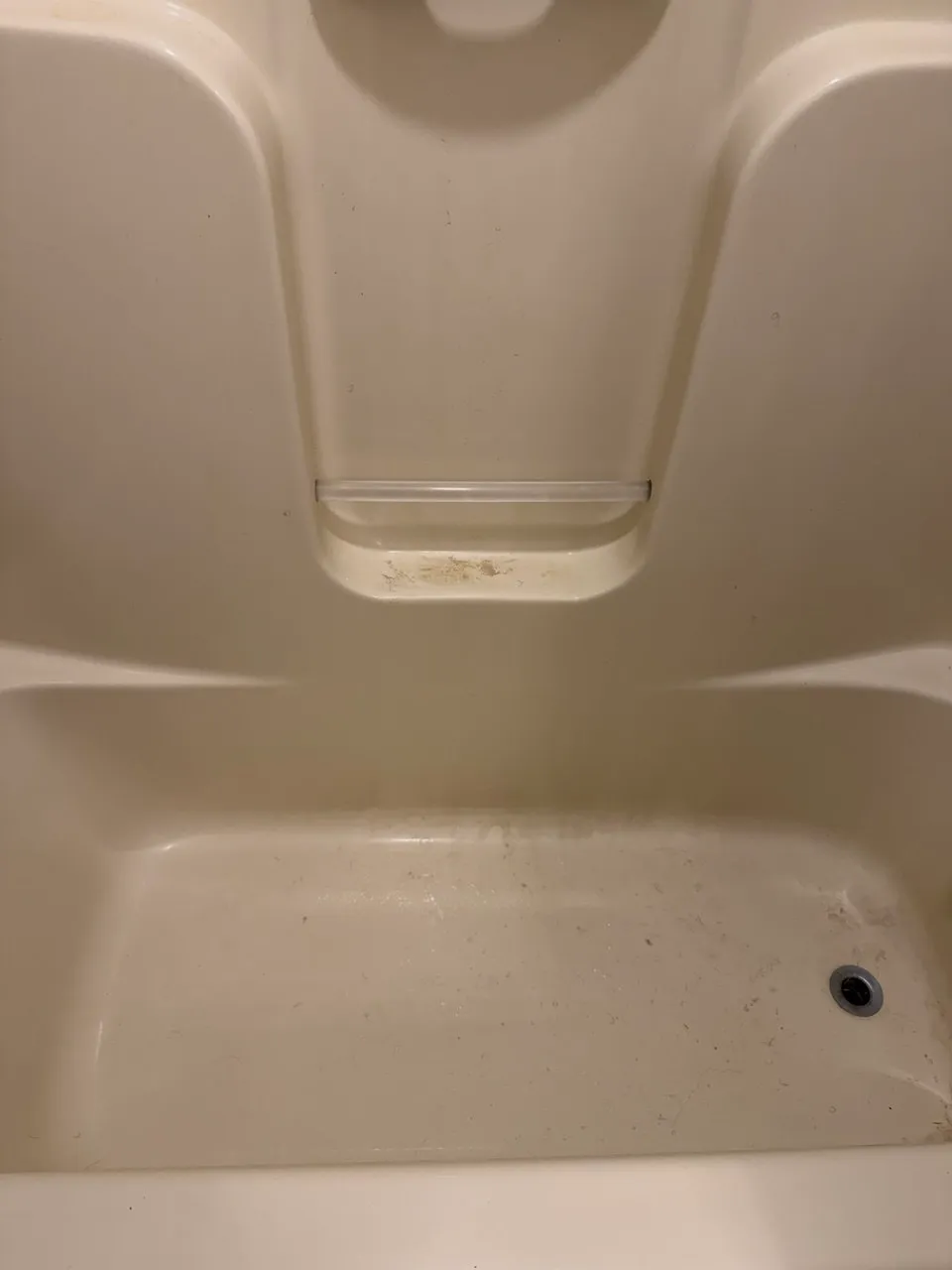 White bathtub and surround cleaned in an Ephrata, PA bathroom
